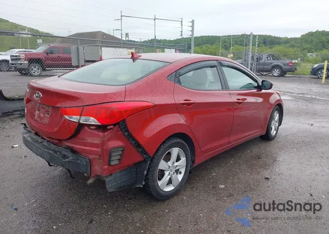 2011 Hyundai Elantra Gls (Ulsan Plant) из США, поврежденный, VIN KMHDH4AE1BU138228